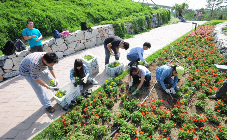 主題團日活動-園博園養(yǎng)護(hù)勞動